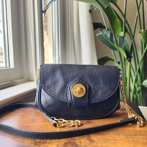 MARC by Marc Jacobs |  Black Leather Wallet on Chain